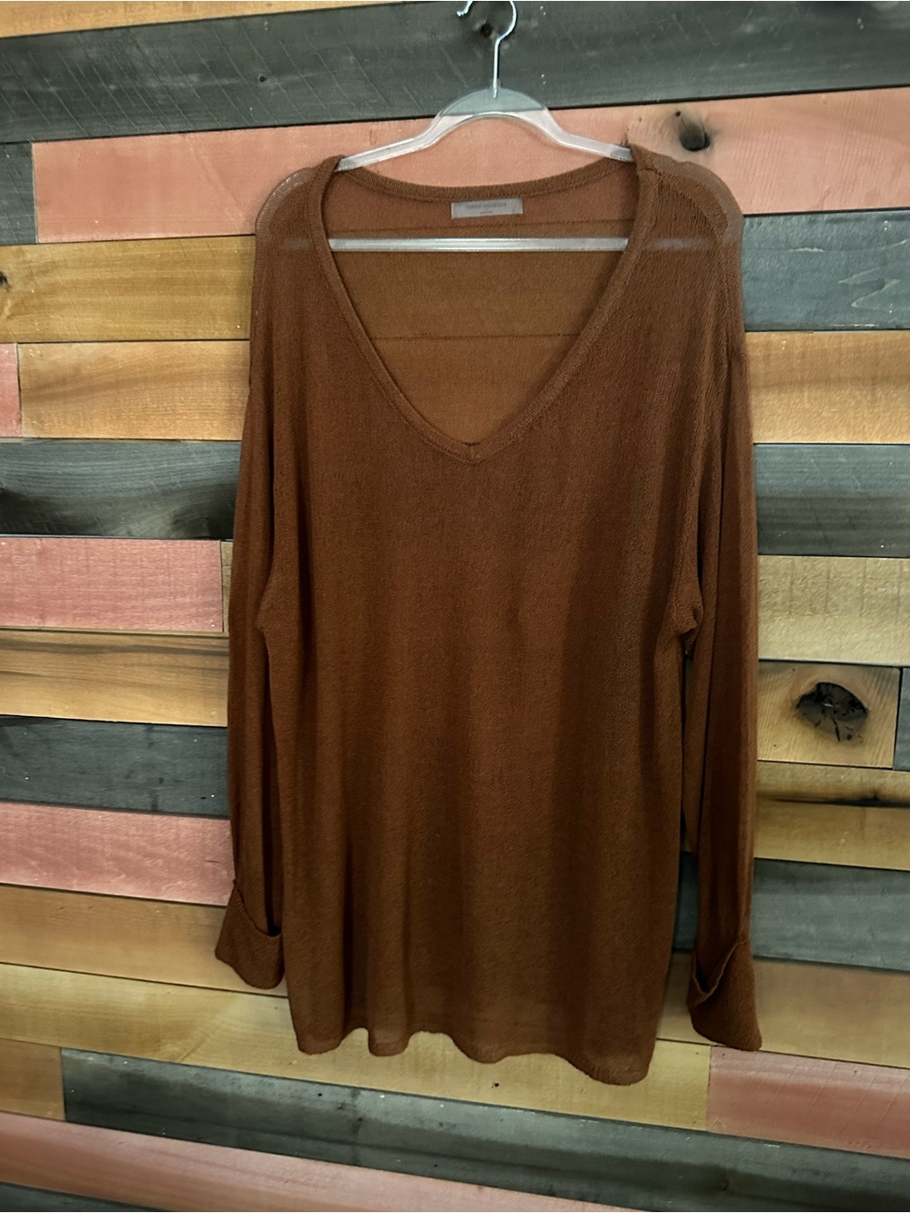 Naked Wardrobe relaxed sheer sweater - Picture 3 of 5